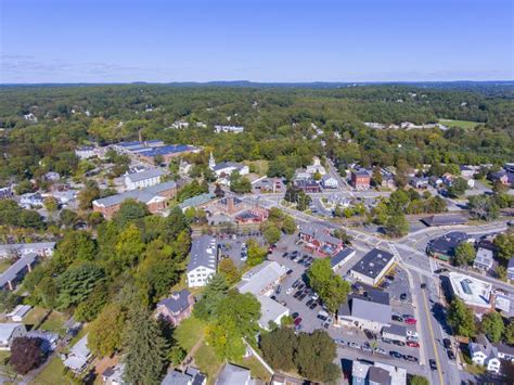 Ashland Town Center Aerial View, MA, USA Stock Photo - Image of bill, front: 192917920