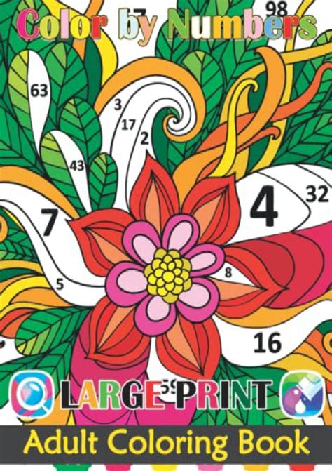 [pdf] Download Free Large Print Adult Color By Number Coloring Book