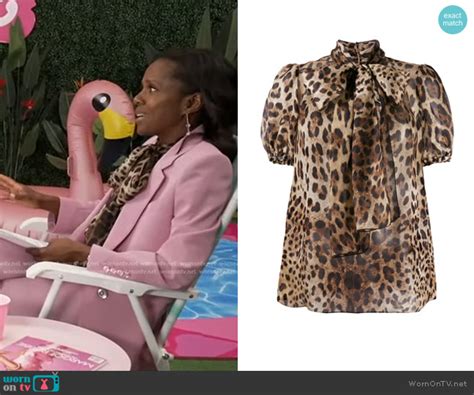 Wornontv Deborahs Leopard Blouse And Pink Blazer On Good Morning