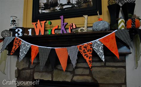 Halloween Pennant Banner - Craft