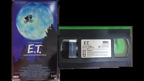 Opening To E T The Extra Terrestrial 1988 VHS YouTube