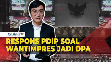 Wantimpres Jadi DPA PDIP Ibarat Hidupkan Fosil Sejarah Politik Masa