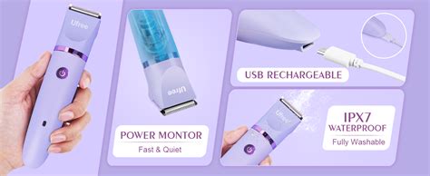 Amazon Ufree Bikini Trimmer Electric Razors For Women Rechargeable Pubic Body Hair Trimmer