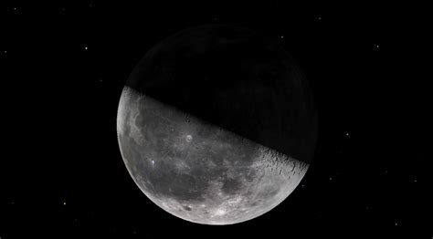 See The Moon In Its Half Lit Last Quarter Phase Tonight Jan 14 Space