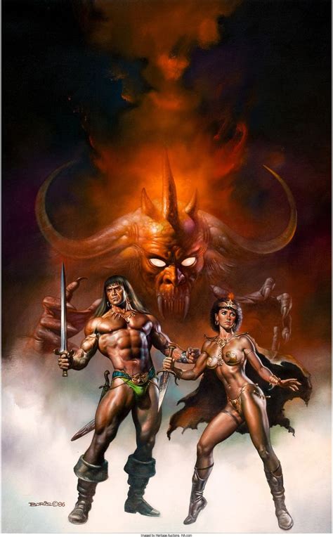 BORIS VALLEJO (American, b. 1941). Conan The Fearless, | Lot #78395 | Heritage Auctions | Art ...