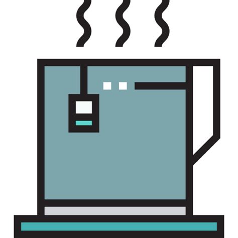 Hot Tea Detailed Straight Lineal Color Icon