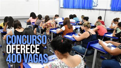 Novo concurso para Prefeitura oferece 400 vagas salários de até R