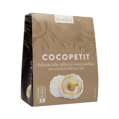 Vendome Bombones Rellenos De Coco Con Chocolate Blanco Cocopetit 120 G