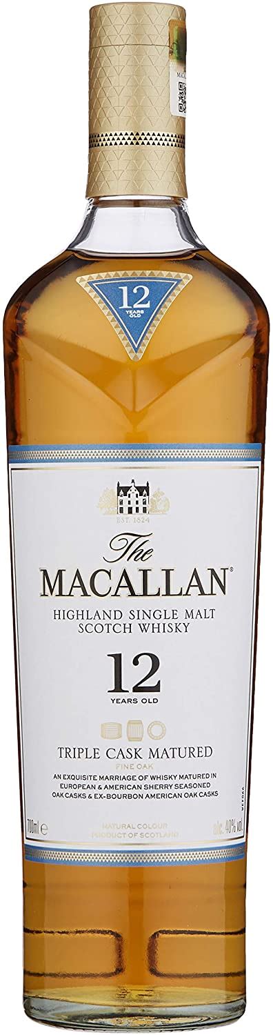 Macallan 12 YO Triple Cask Malt Whisky Buy Online For UK Nationwide