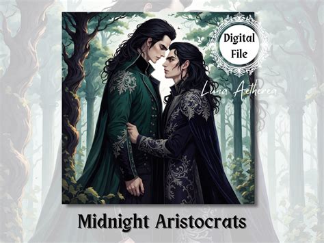 Midnight Aristocrats Vampire Digital Art Printable Prince Gothic