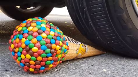 Experiment Car Vs Big Horn Coca Cola Fanta Balloons Crushing Crunchy