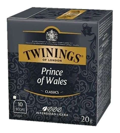 Te Negro Twinings Prince Of Wales Classics Caja X10 Sobres MercadoLibre