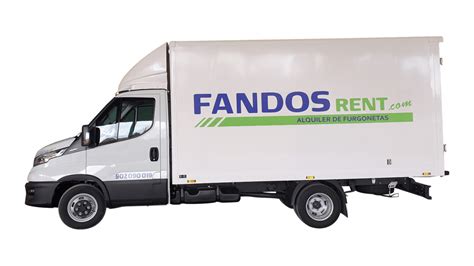 Furgonetas 20m3 Caja Paquetera FANDOS Rent