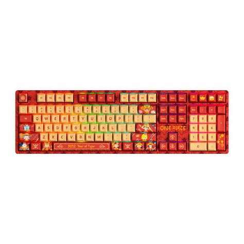 Teclado Mecanico Gamer Akko One Piece Ano Do Tigre RGB ANSI Switch