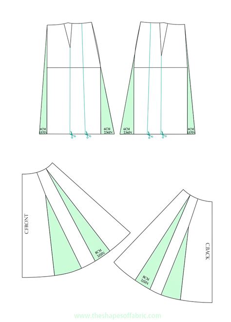 Flared Skirt Pattern Drafting