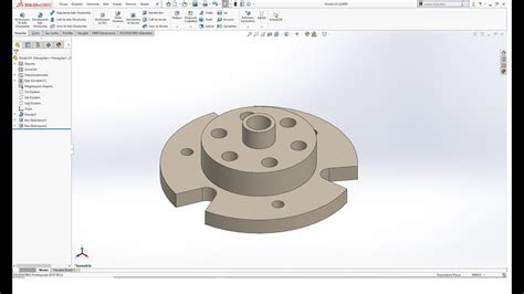 SolidWorks Örnek Çizim 124 3D solid model example YouTube