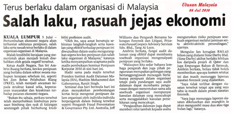 Keratan Akhbar Tentang Rasuah