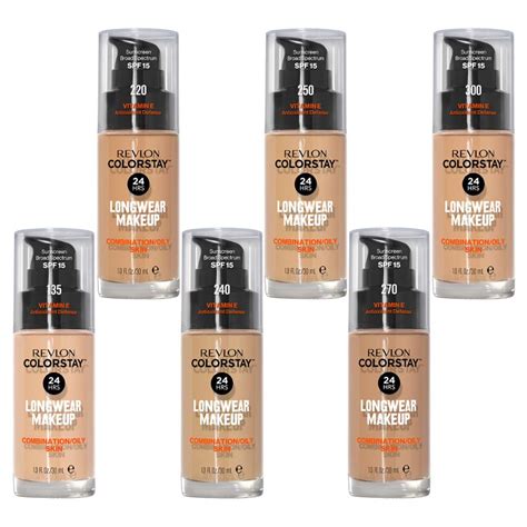 Revlon Colorstay 24hr Liquid Foundation Spf 15 For Combination Oily