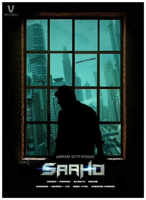 Prabhas 2 PrabhasFans: Saaho Latest Poster Design || Prabhas Fan Edit