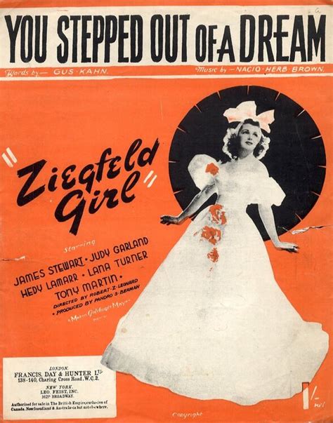 You Stepped Out Of A Dream From Ziegfeld Girl Featuring Judy