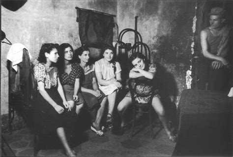 Prostitutes Waiting For Customers In A Brothel In Naples Italy March