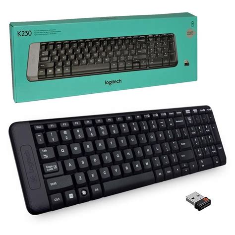 Teclado Sem Fio K230 Logitech Adrena Informática