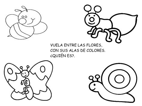 Adivinanza Mariposa Rincón De Infantil Az Dibujos Para Colorear Math Equations Education