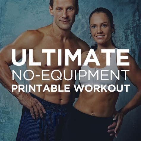 Ultimate At Home No Equipment Workout Plan For Men Need A Good Full