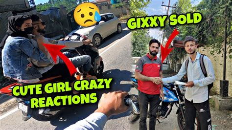 Emotional Moment 😨 I Sold My Bike 😥 Cute Girl Reactions Last Ride Gixxy Jkmotovlogs