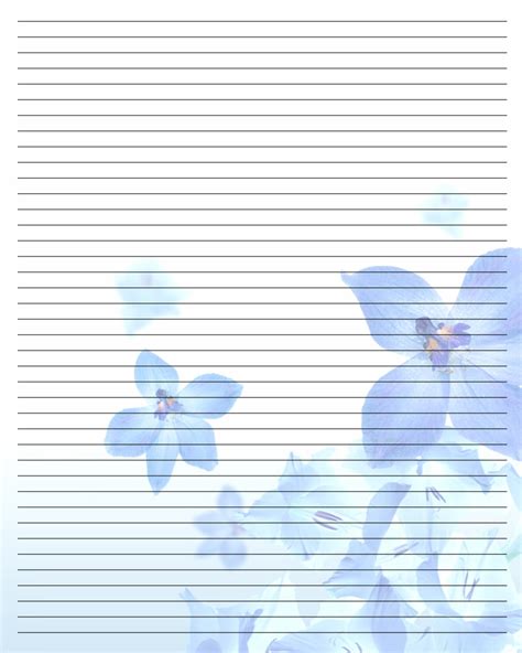 Free Printable Pretty Lined Writing Paper