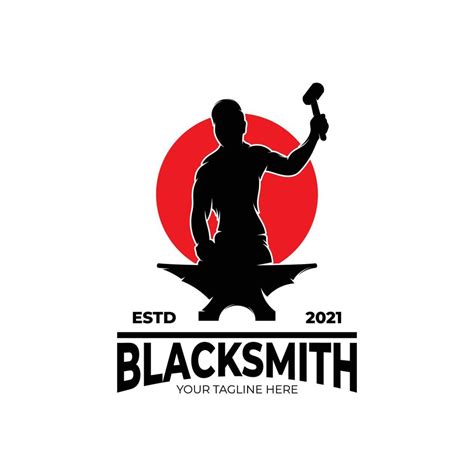 Blacksmith Logo Design Inspiration Vector 21786398 Vector Art At Vecteezy