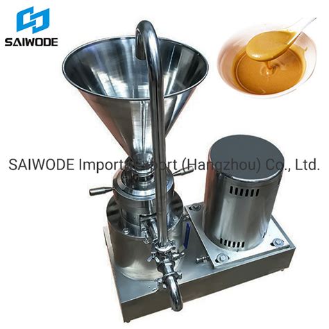 Stainless Steel Food Sesame Almond Peanut Colloid Butter Mill Machine