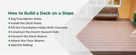 How to Install Decking on a Slope - NewTechWood