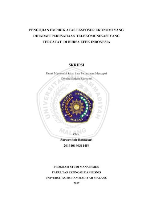 PDF SKRIPSI Universitas Muhammadiyah Malangeprints Umm Ac Id 39404