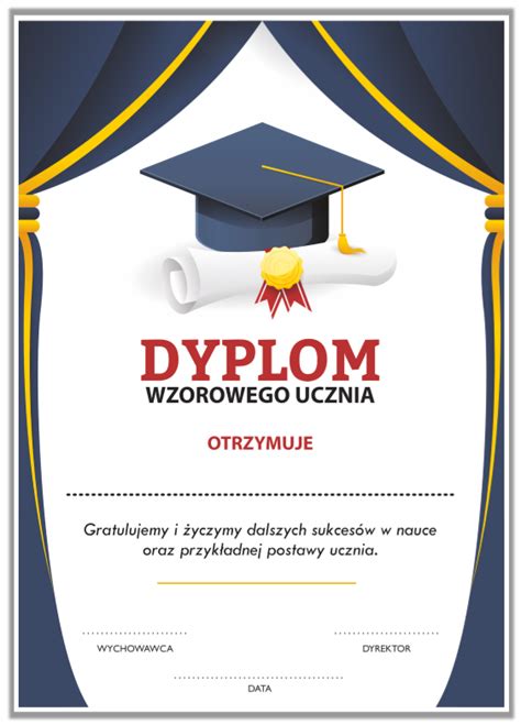 Dyplom Dla Ucznia