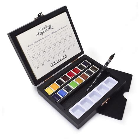 Coffret Pour Peintures Aquarelle Sennelier Windsor Newton Rembrandt