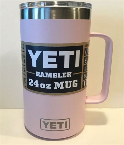 Pink Yeti 24oz Rambler Mug Tumbler Limited Edition Beer Coffee Cup 20 26 30 Ebay Mugs Pink