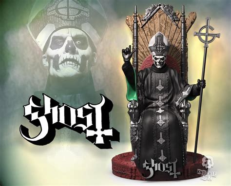 Ghost Papa Emeritus Ii Rock Iconz Statue Knucklebonz Inc Ghost