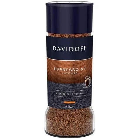 Ground Davidoff Coffee Espresso Intense Instant Coffee Packaging