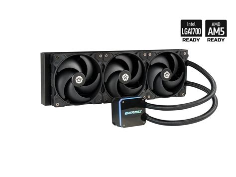 Enermax Liqmax Iii Sf 360 Argb Aio Cpu Liquid Cooler 360mm Radiator Dual Chamber Water Block