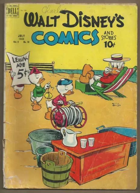 Walt Disneys Comics And Stories 106 Donald Duck Dell 1949 Golden Age