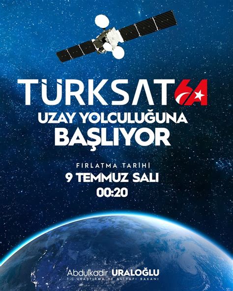 TÜRKSAT 6A uydusu uzaya fırlatılıyor Tarih belli oldu