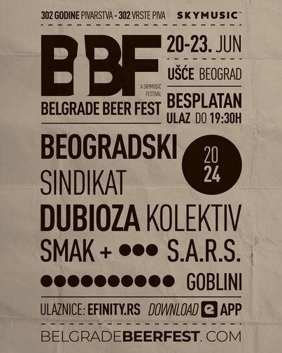 ДАН Objavljeni prvi izvođači na Belgrade Beer Festu 2024