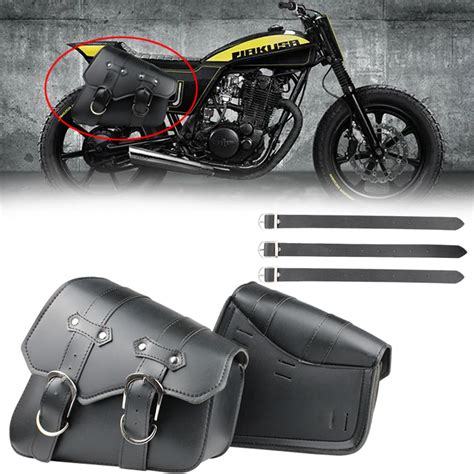 Motorcycle Side Swingarm Bag Waterproof Saddlebag Swing Arm Bags