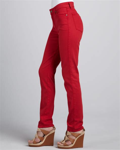 Cj By Cookie Johnson Peace Skinny Jeans In Red Lyst