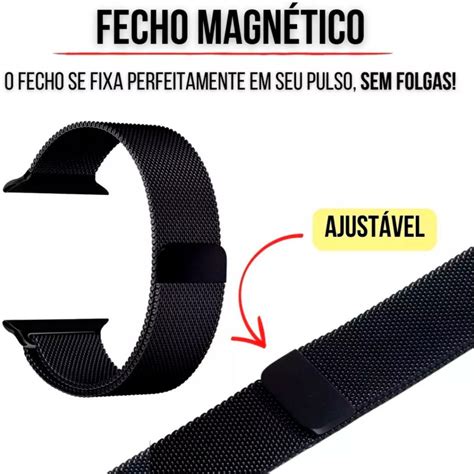 Pulseira A O Milanese Magn Tica Apple Watch Barganha Na Web