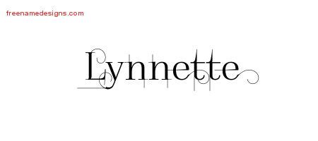 Decorated Name Tattoo Designs Lynnette Free - Free Name Designs