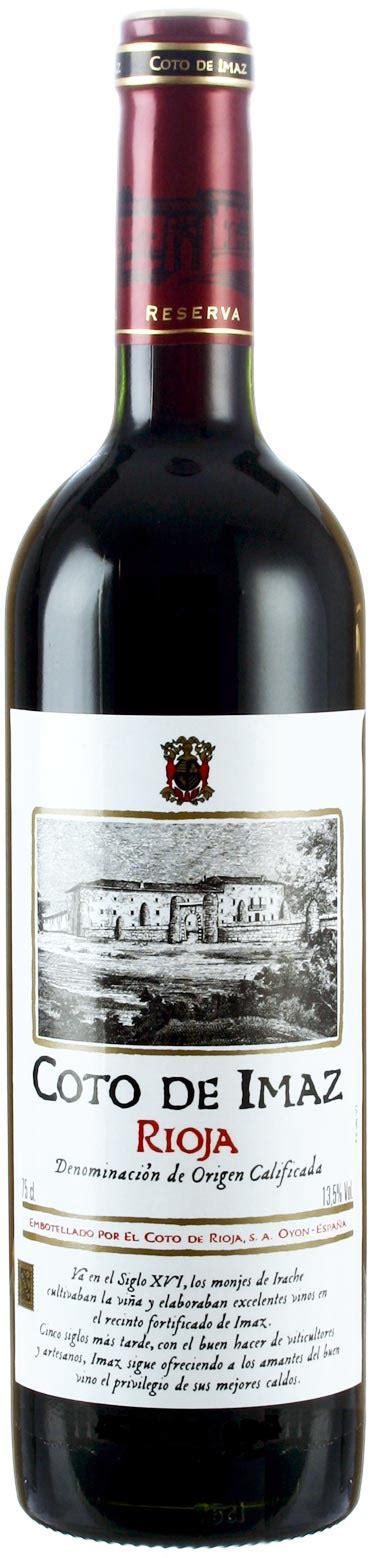 Coto De Imaz Reserva 2011 Comprar Vino Tinto Rioja Coto De Imaz