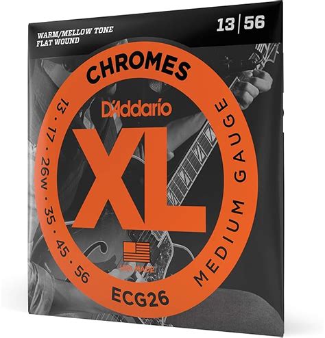 D Addario Ecg Juego De Cuerdas Para Guitarra El Ctrica De Cromo