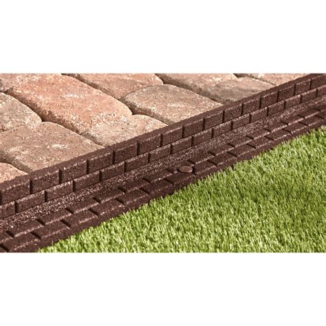 Rubberific 4 Ft Brickface Rubber Landscape Lawn Edging Reviews Wayfair